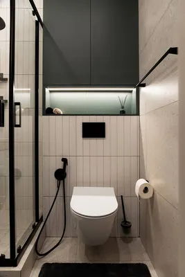 Встроенный шкафчик с подсветкой