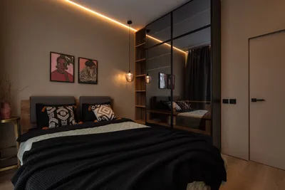 Встроенный шкаф: Лофт с подсветкой